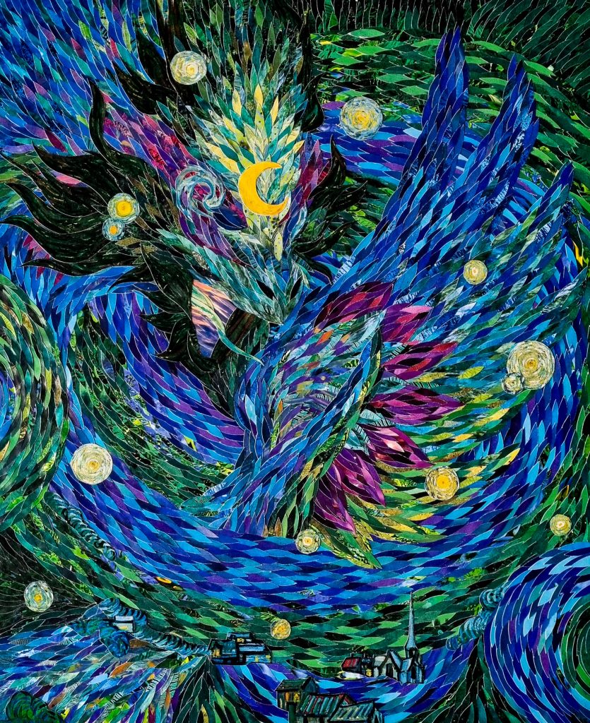 Serpentine (variation sur  La Nuit Étoilée  de Vincent Van Gogh)